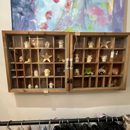 Brown wood glass wall - wood,