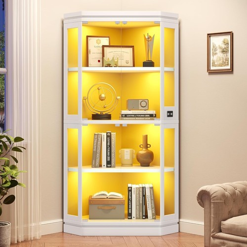 Corner display cabinet with - corner,