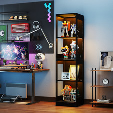 4 Tier Display Cabinet Glass