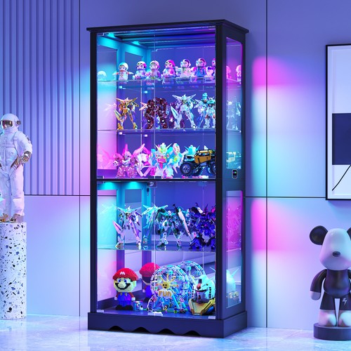 Display cabinet with glass - with,