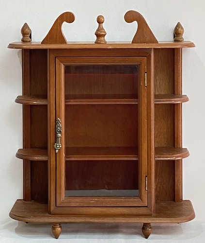 Vtg wooden tier - 3, curio
