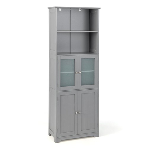 Wood tall storage - storage, cabinet