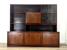 DISPLAY CABINET Retro Mahogany